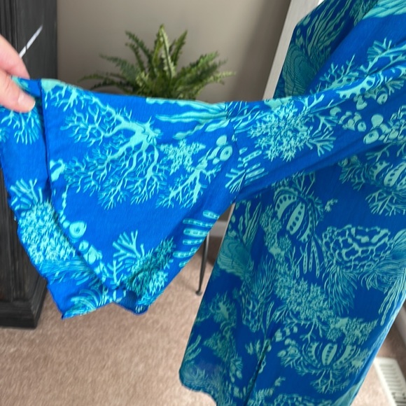 🔥NWT🔥- GORGEOUS pineapples ladies summer dress or coverup size small - Picture 4 of 13